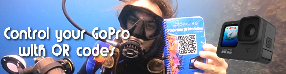 GoPro QR Control underwater